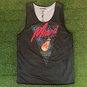 RARE Miami Heat NBA Hardwood Classics Mesh We Love Fine Jersey Men’s Large